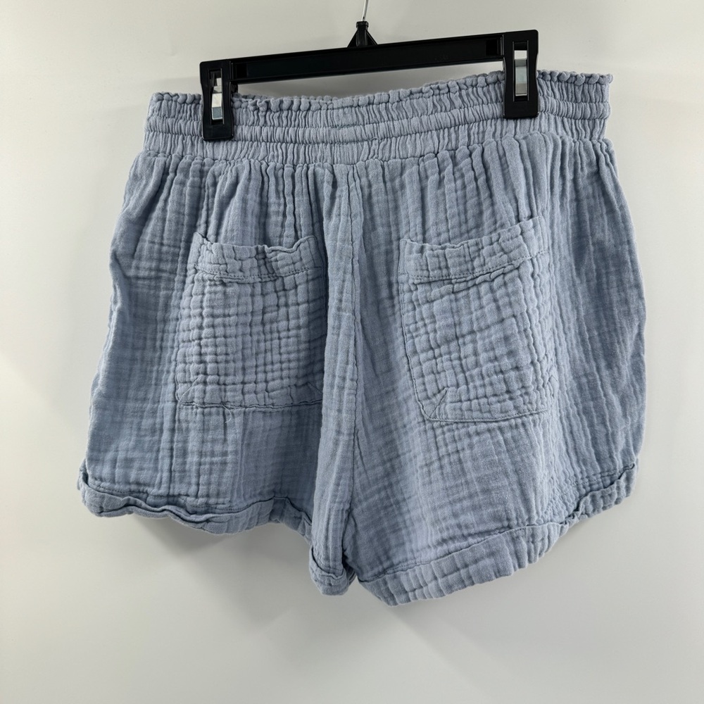 Aéropostale Light Blue Drawstring Shorts | Women’s Size Large - Picture 5 of 6